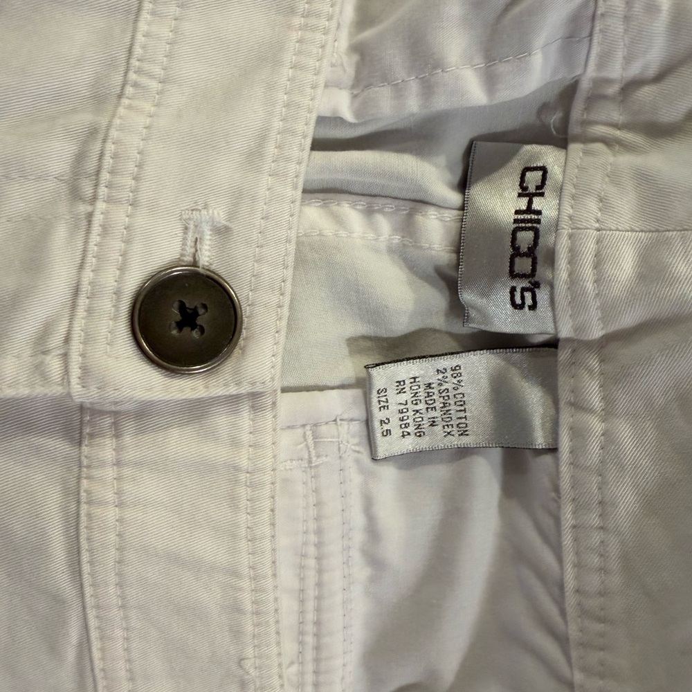 Chico's Elegant Cream Trousers